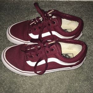 Maroon Old Skool Vans